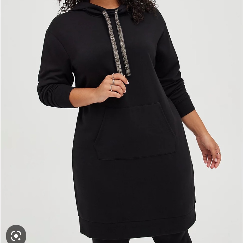 Torrid MINI ULTRA SOFT FLEECE HOODIE DRESS size 2